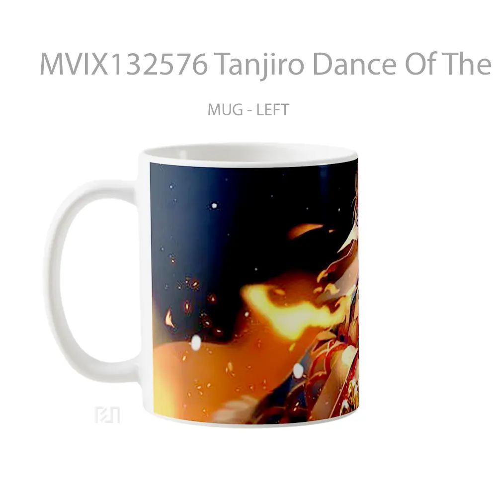 Mug Tanjiro Dance Of The Fire God Cangkir Anime - All-side / Desain