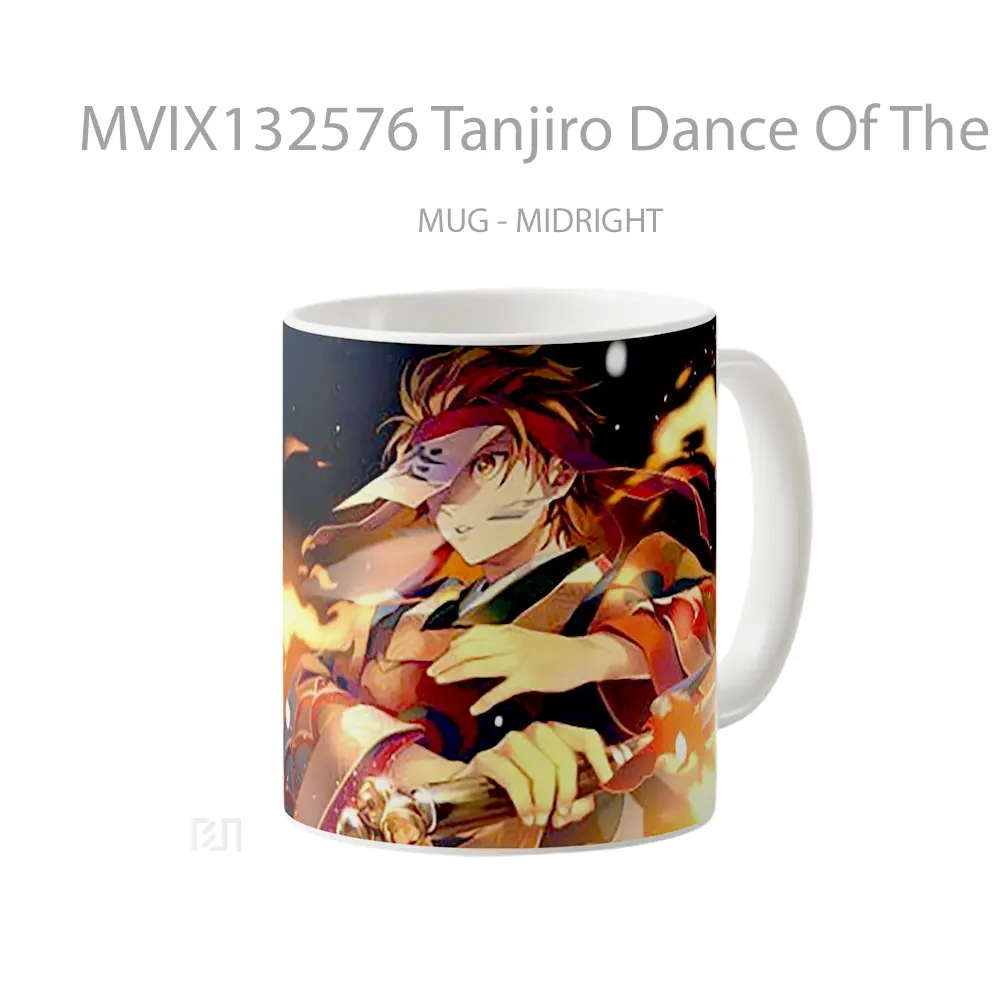 Mug Tanjiro Dance Of The Fire God Cangkir Anime - All-side / Desain