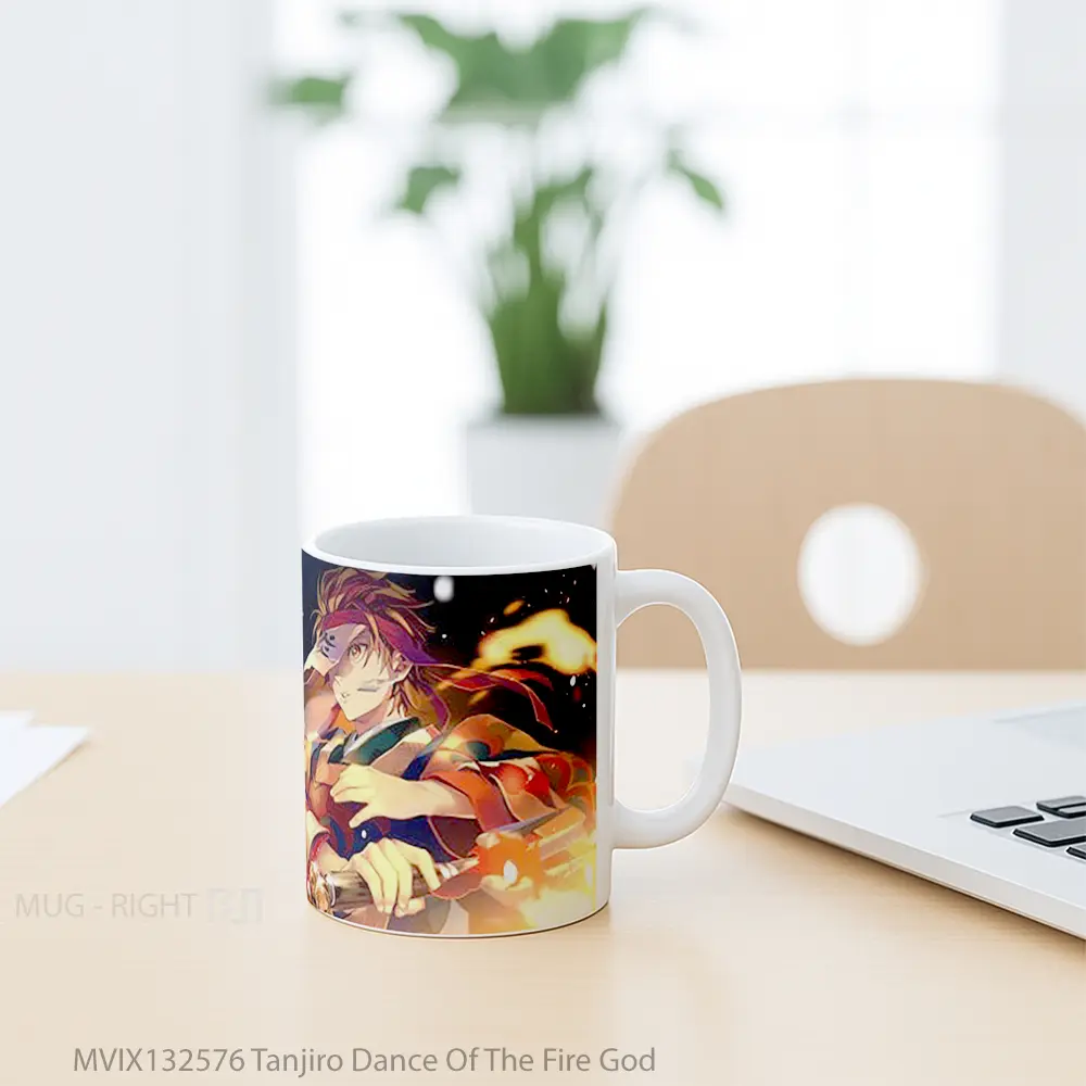 Mug Tanjiro Dance Of The Fire God Cangkir Anime - All-side / Desain