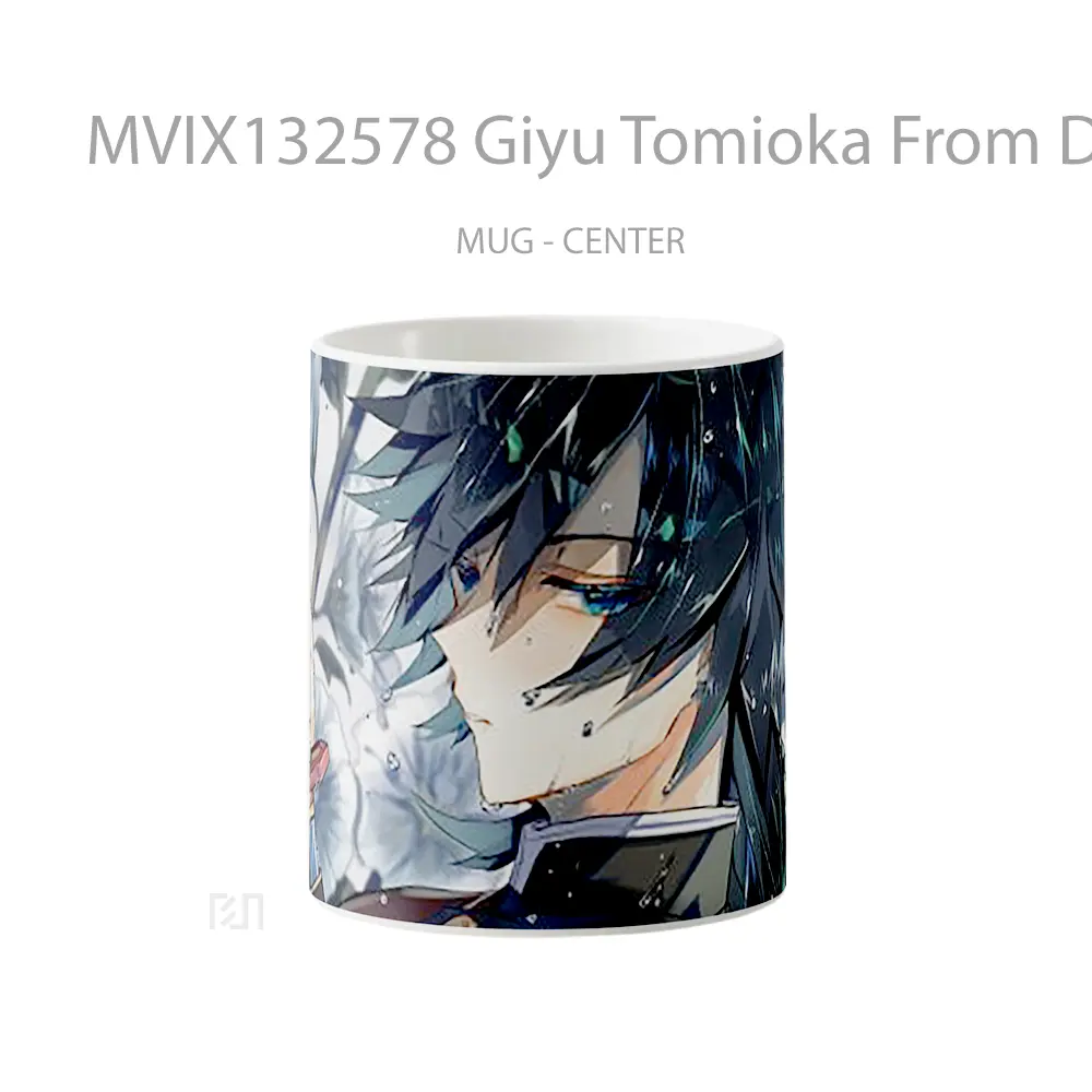 Mug Giyu Tomioka From Demon Slayer V1 Cangkir Anime