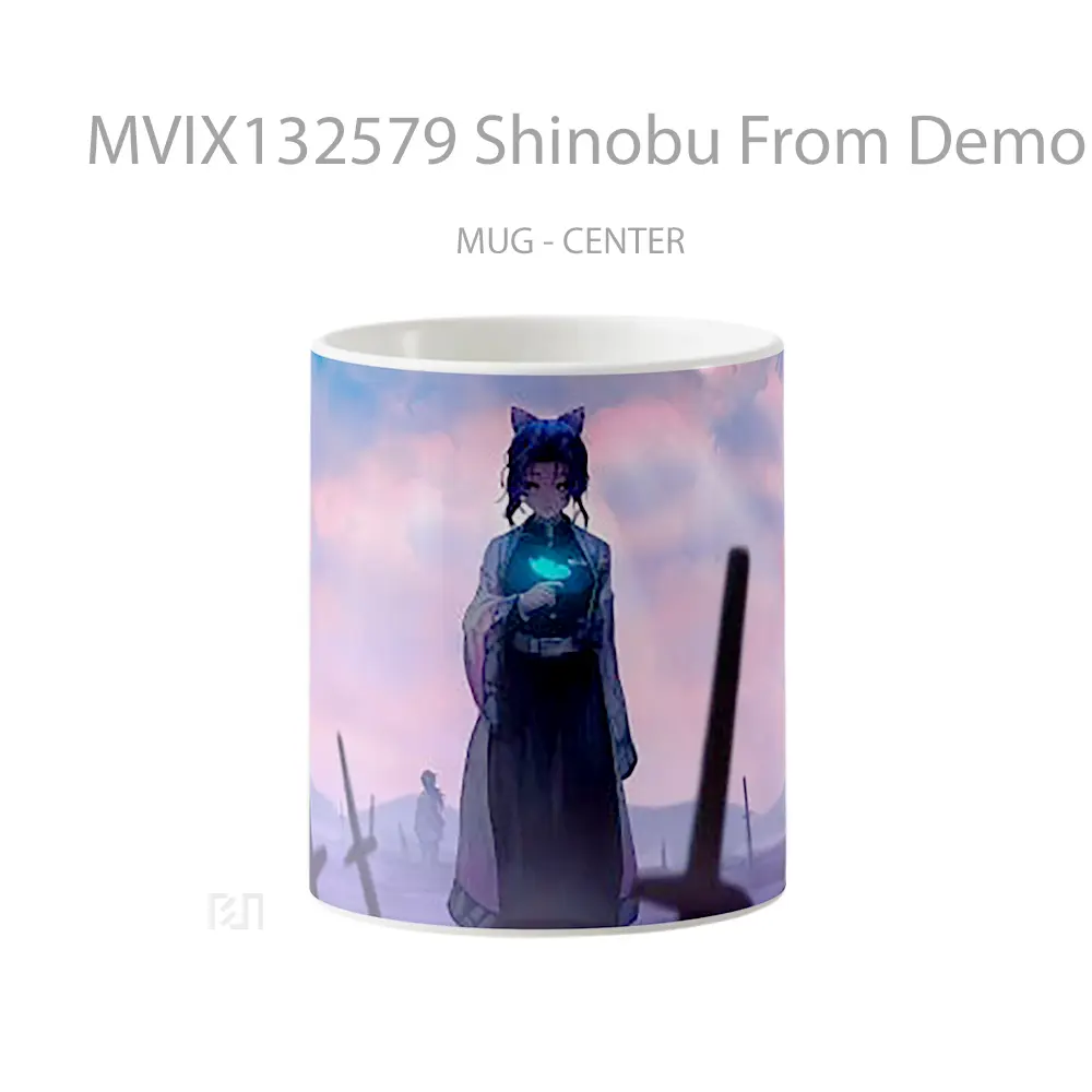 Mug Shinobu From Demon Slayer V2 Cangkir Anime