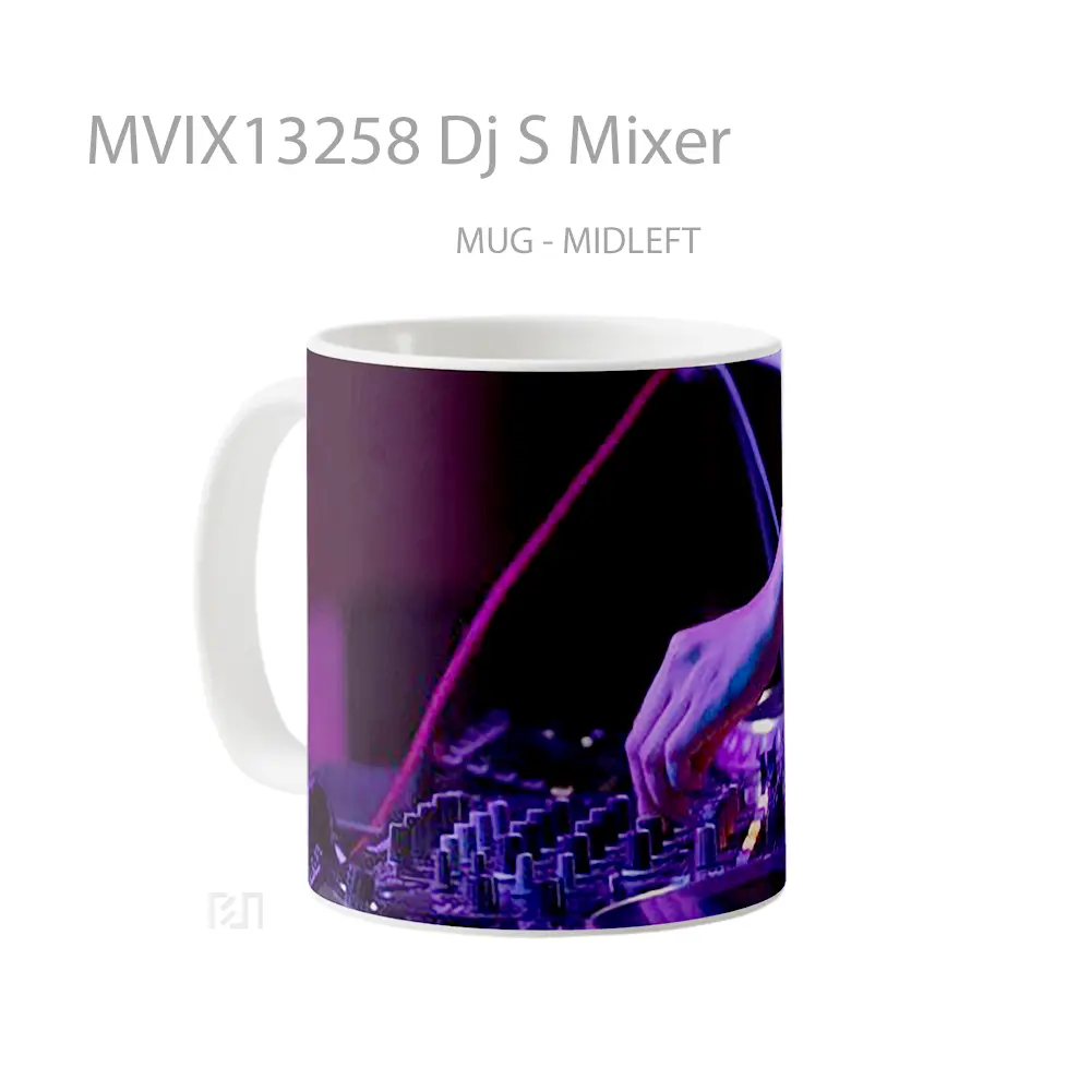 Mug Dj S Mixer Gelas Keramik Unik - All-side / Desain