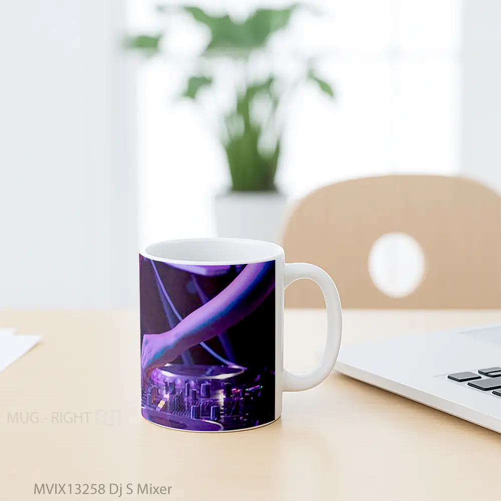 Mug Dj S Mixer Gelas Keramik Unik - All-side / Desain