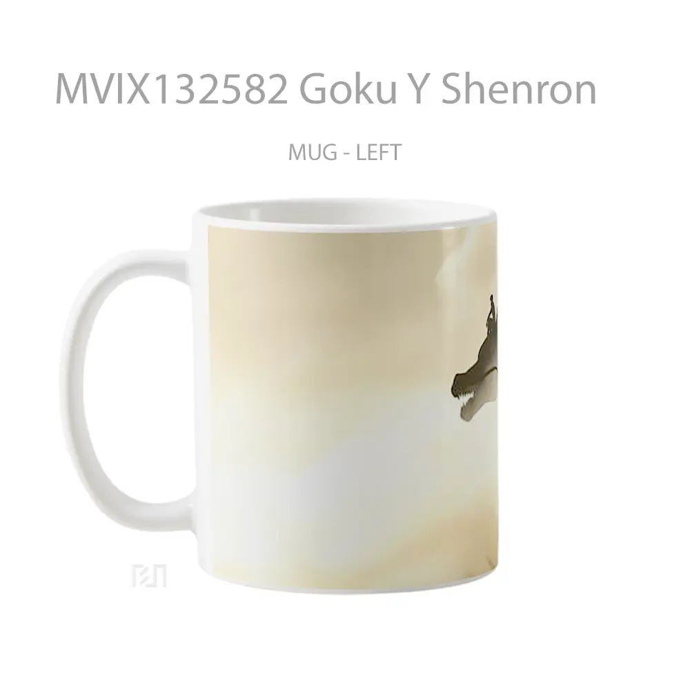 Mug Goku Y Shenron Cangkir Anime - All-side / Desain