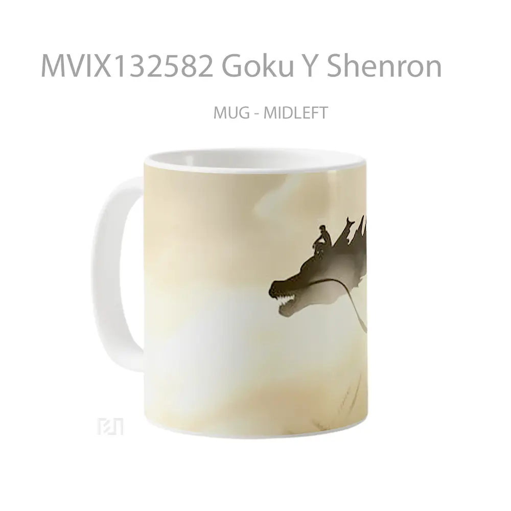 Mug Goku Y Shenron Cangkir Anime - All-side / Desain