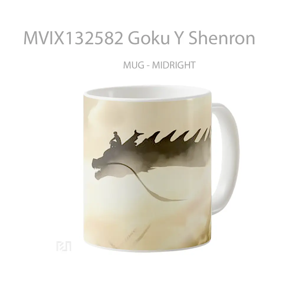 Mug Goku Y Shenron Cangkir Anime - All-side / Desain