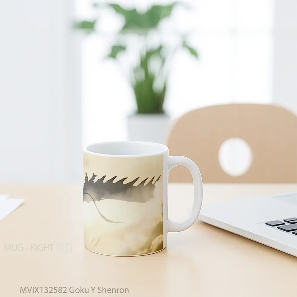 Mug Goku Y Shenron Cangkir Anime - All-side / Desain