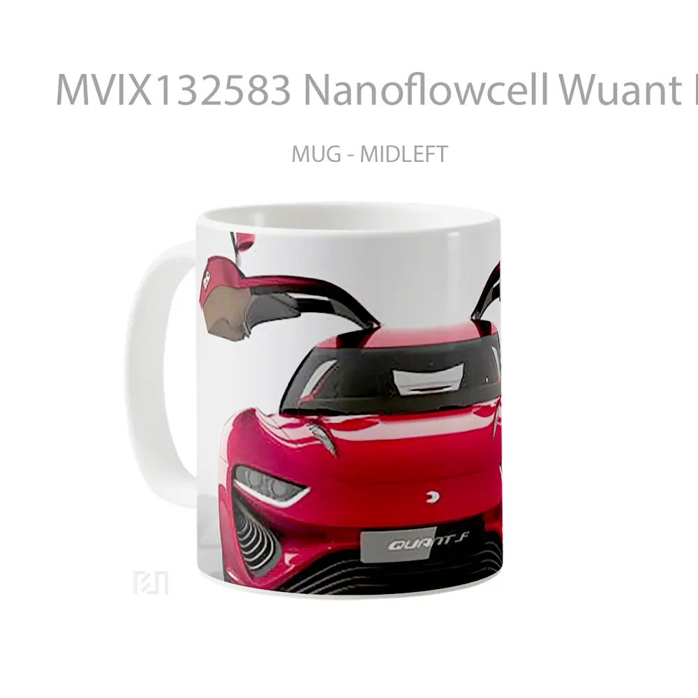Mug Nanoflowcell Wuant F Concept Gelas Keramik Unik - All-side / Desain
