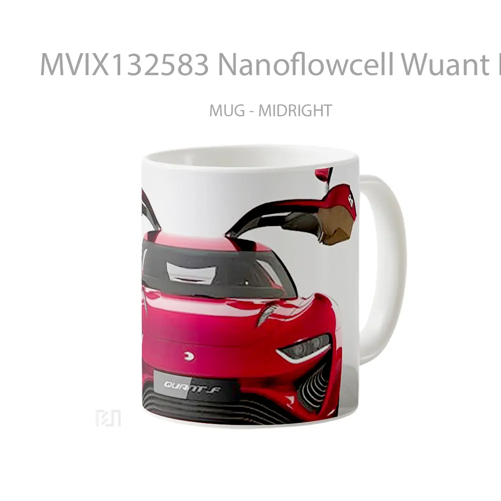 Mug Nanoflowcell Wuant F Concept Gelas Keramik Unik - All-side / Desain