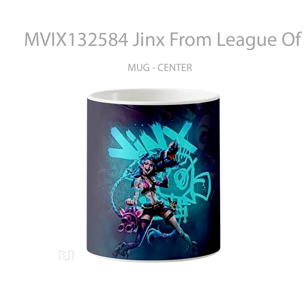 Mug Jinx From League Of Legends V2 Cangkir Gamer