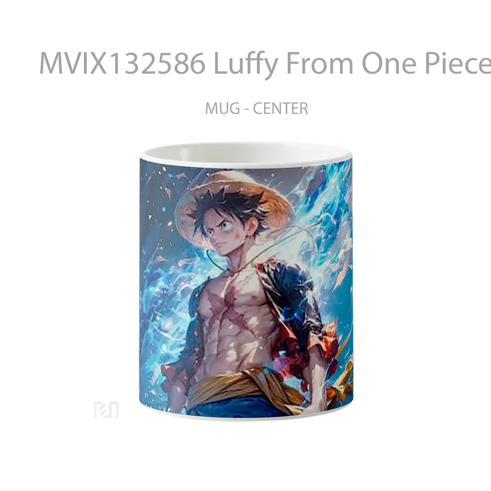 Mug Luffy From One Piece V3 Cangkir Anime