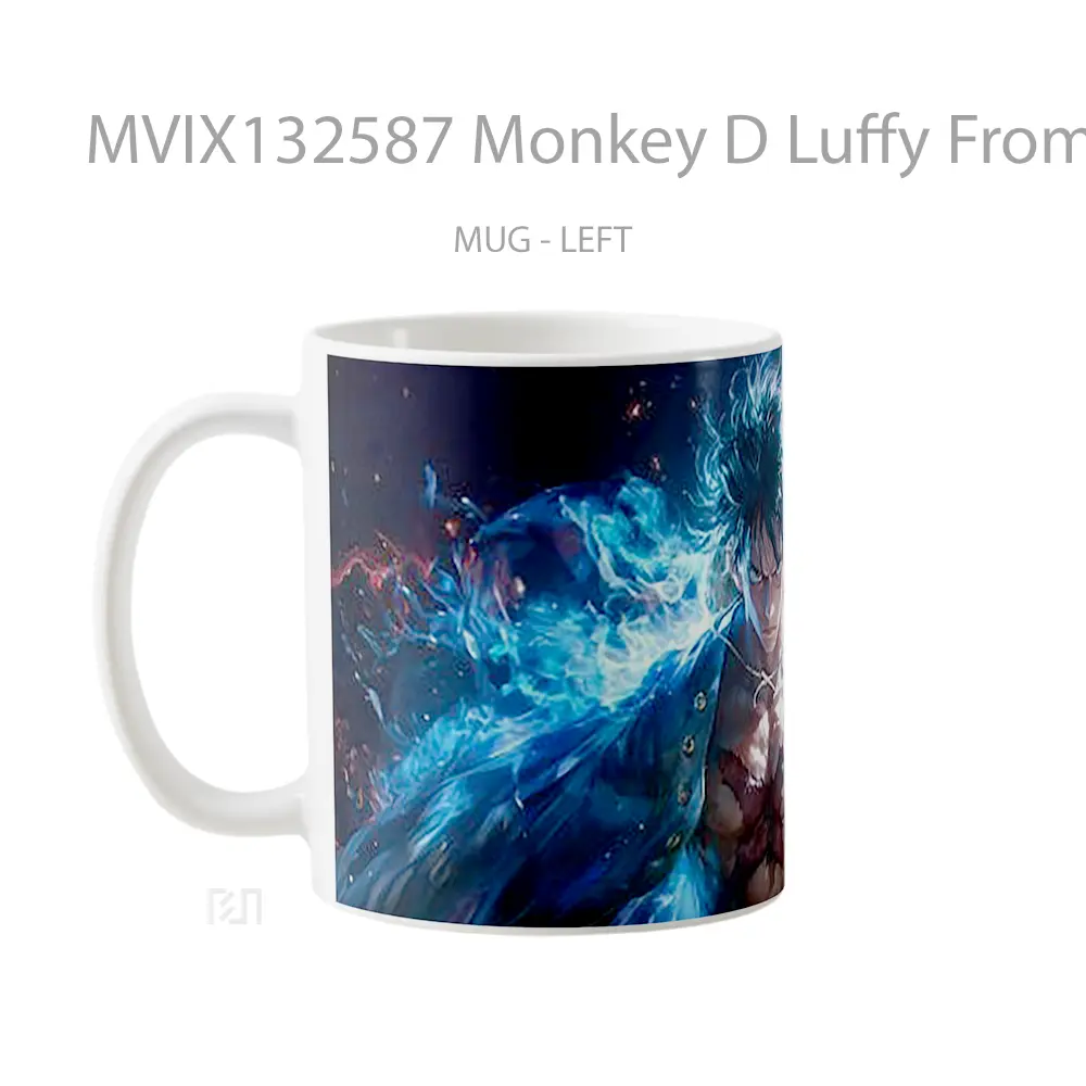 Mug Monkey D Luffy From One Piece V2 Cangkir Anime - All-side / Desain