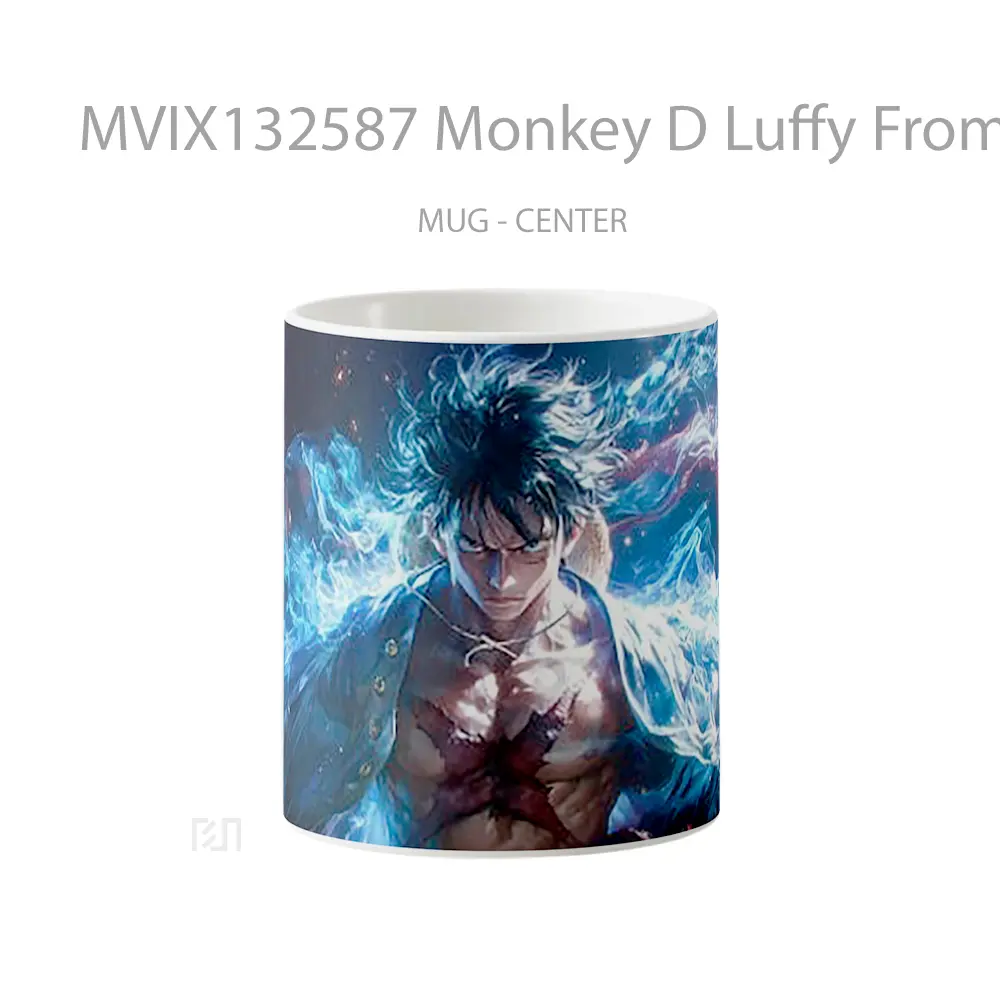 Mug Monkey D Luffy From One Piece V2 Cangkir Anime