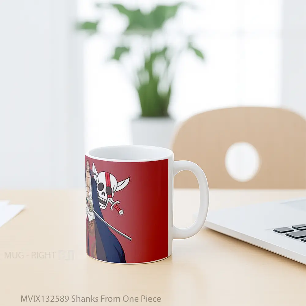 Mug Shanks From One Piece Cangkir Anime - All-side / Desain