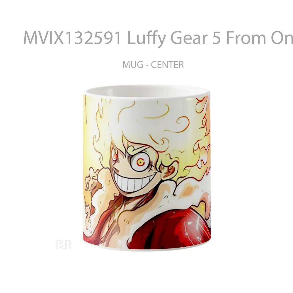 Mug Luffy Gear 5 From One Piece V1 Cangkir Anime