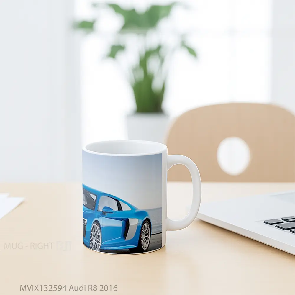 Mug Audi R8 2016 Cangkir Mobil - All-side / Desain