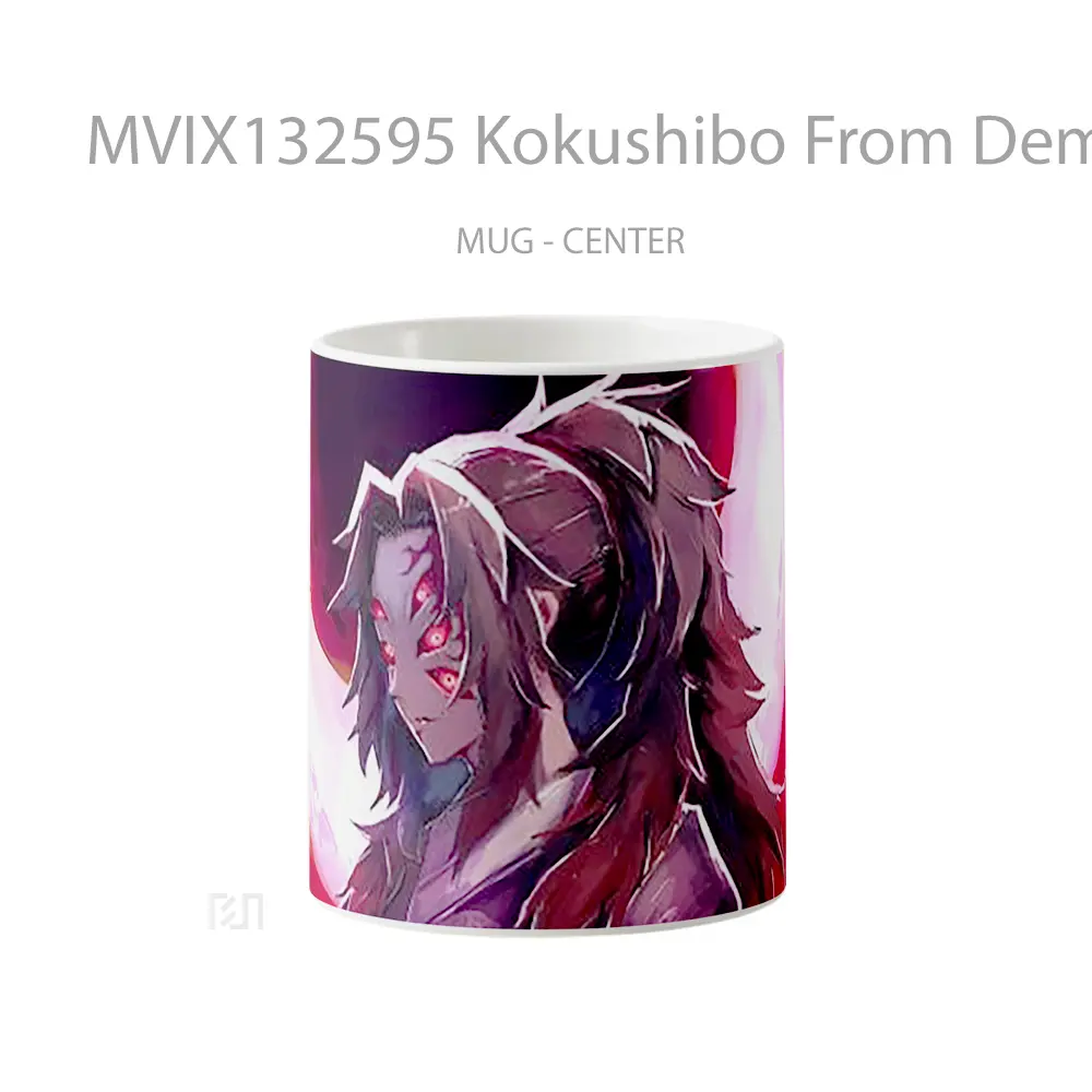 Mug Kokushibo From Demon Slayer V2 Cangkir Anime