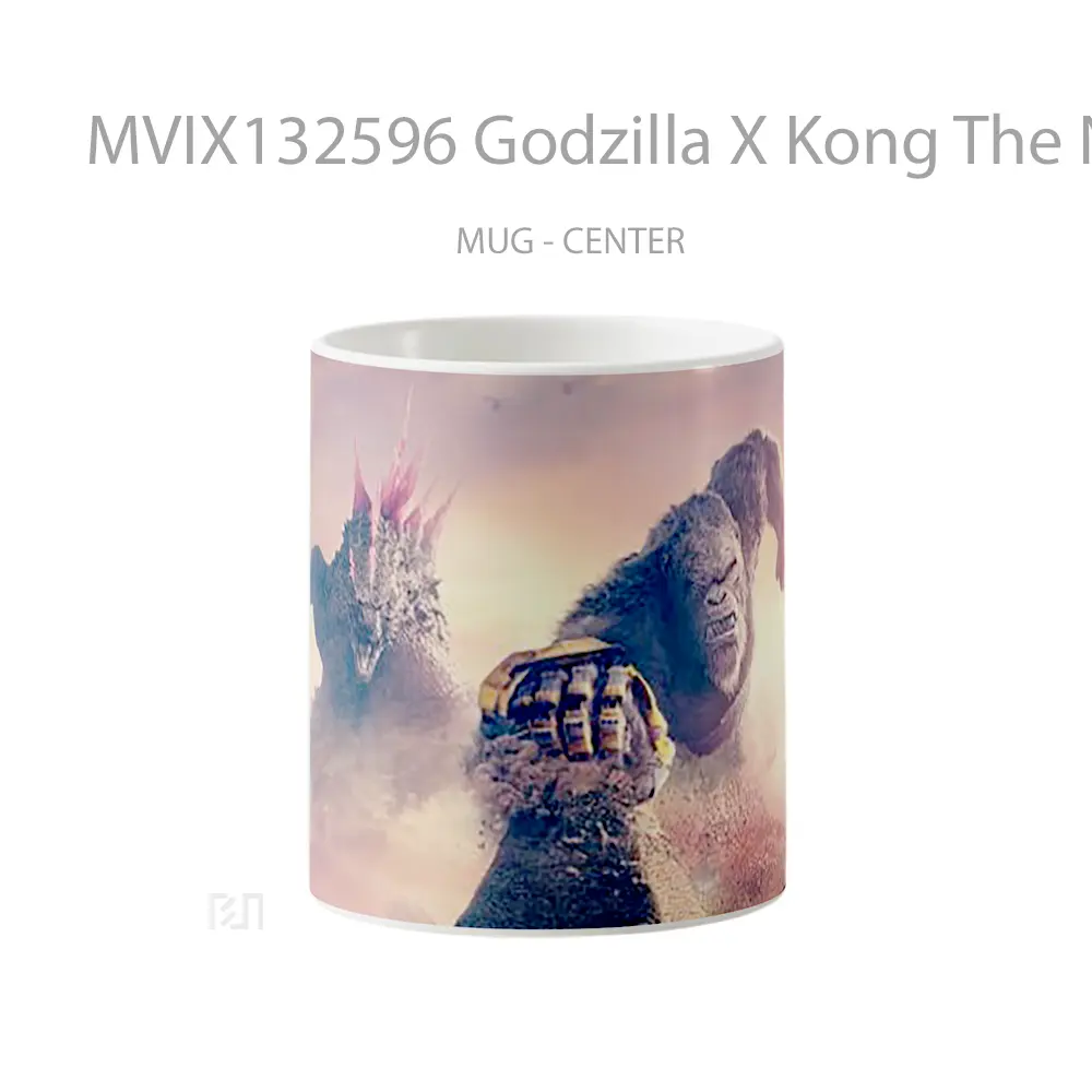 Mug Godzilla X Kong The New Empire V1 Gelas Keramik Unik