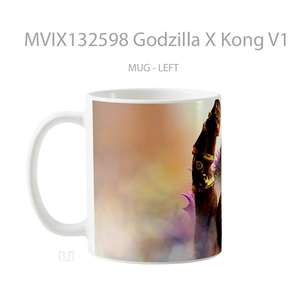 Mug Godzilla X Kong V1 Gelas Keramik Unik - All-side / Desain