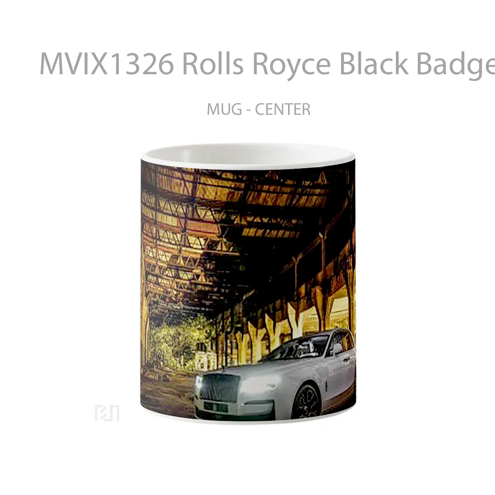 Mug Rolls Royce Black Badge Cangkir Mobil
