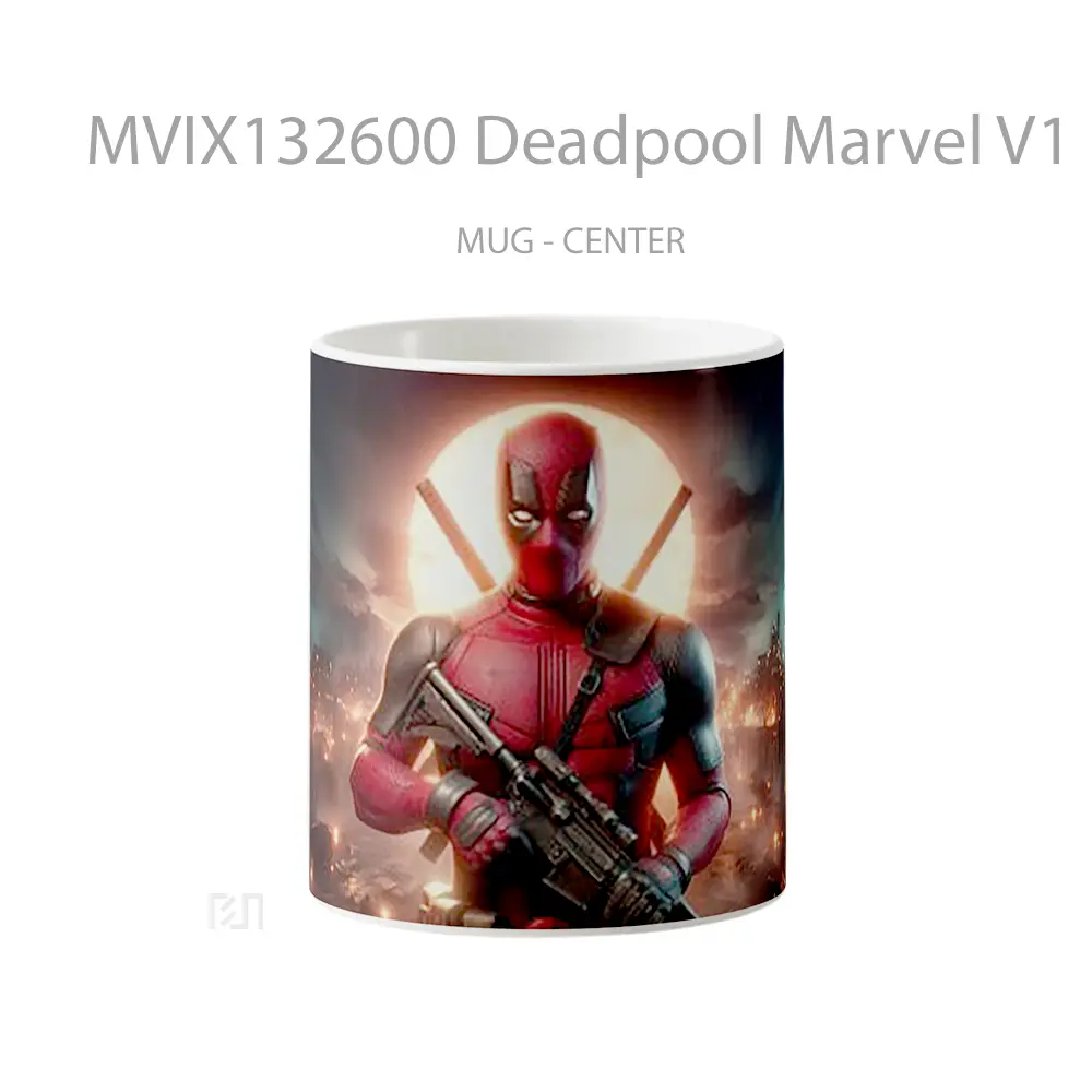 Mug Deadpool Marvel V1 Gelas Superhero