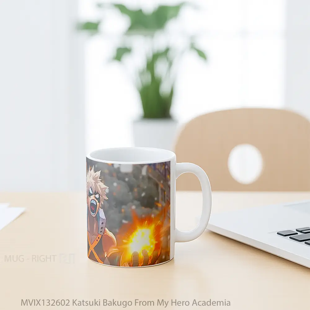 Mug Katsuki Bakugo From My Hero Academia Cangkir Anime - All-side / Desain