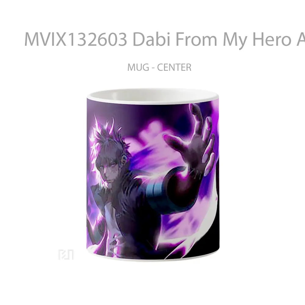 Mug Dabi From My Hero Academia V1 Cangkir Anime