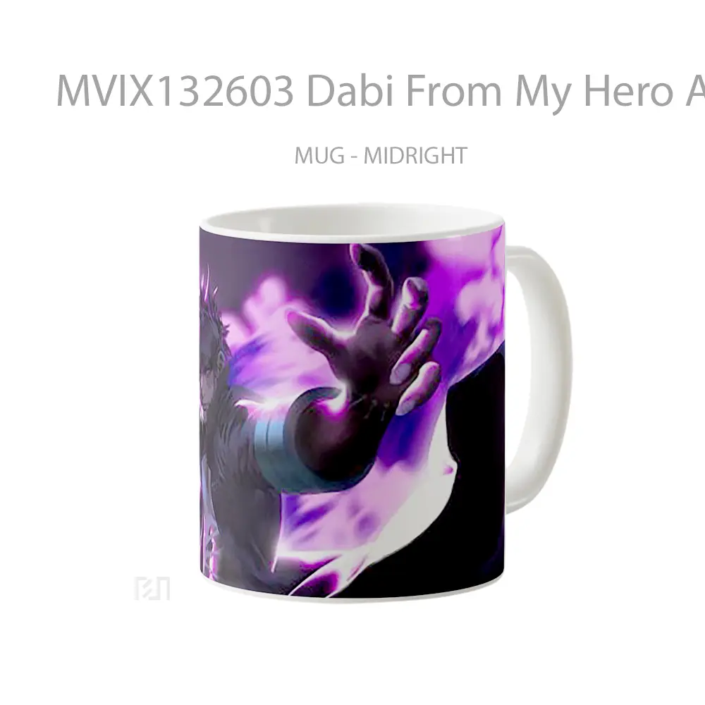Mug Dabi From My Hero Academia V1 Cangkir Anime - All-side / Desain