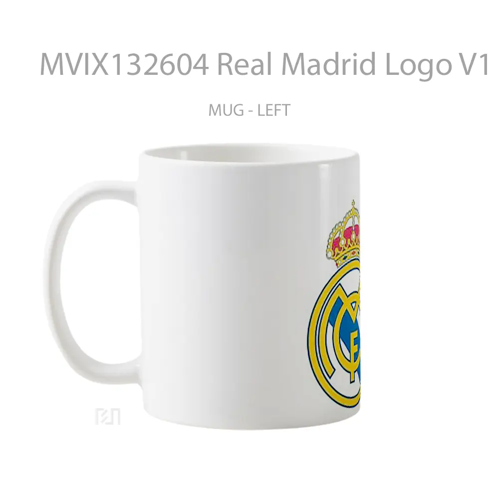 Mug Real Madrid Logo V1 Gelas Keramik Unik - All-side / Desain