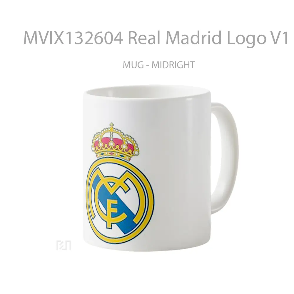 Mug Real Madrid Logo V1 Gelas Keramik Unik - All-side / Desain