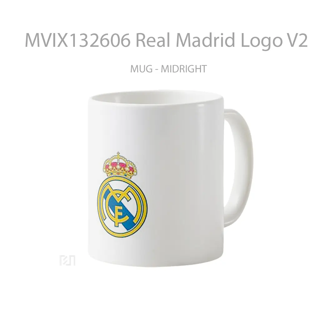 Mug Real Madrid Logo V2 Gelas Keramik Unik - All-side / Desain