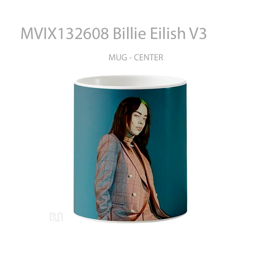 Mug Billie Eilish V3 Gelas Selebriti