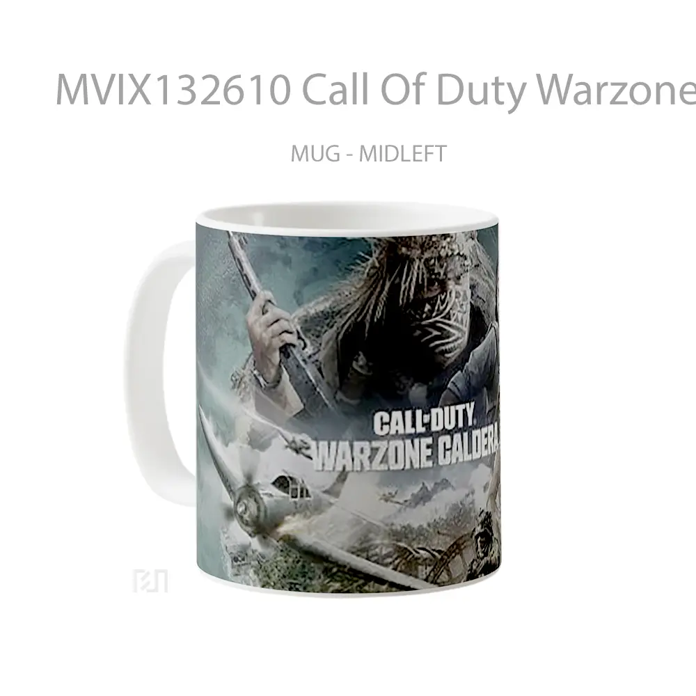 Mug Call Of Duty Warzone Caldera V1 Cangkir Gamer - All-side / Desain