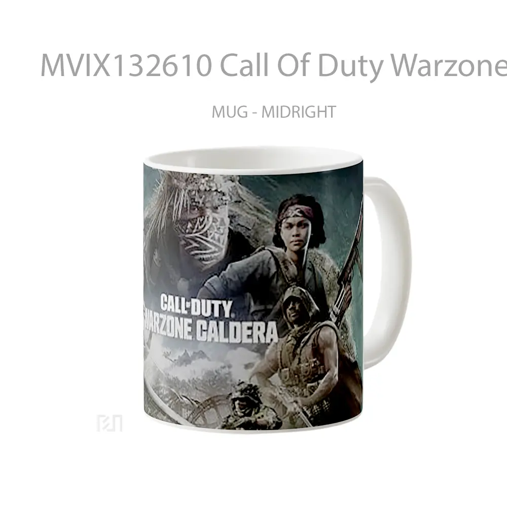 Mug Call Of Duty Warzone Caldera V1 Cangkir Gamer - All-side / Desain