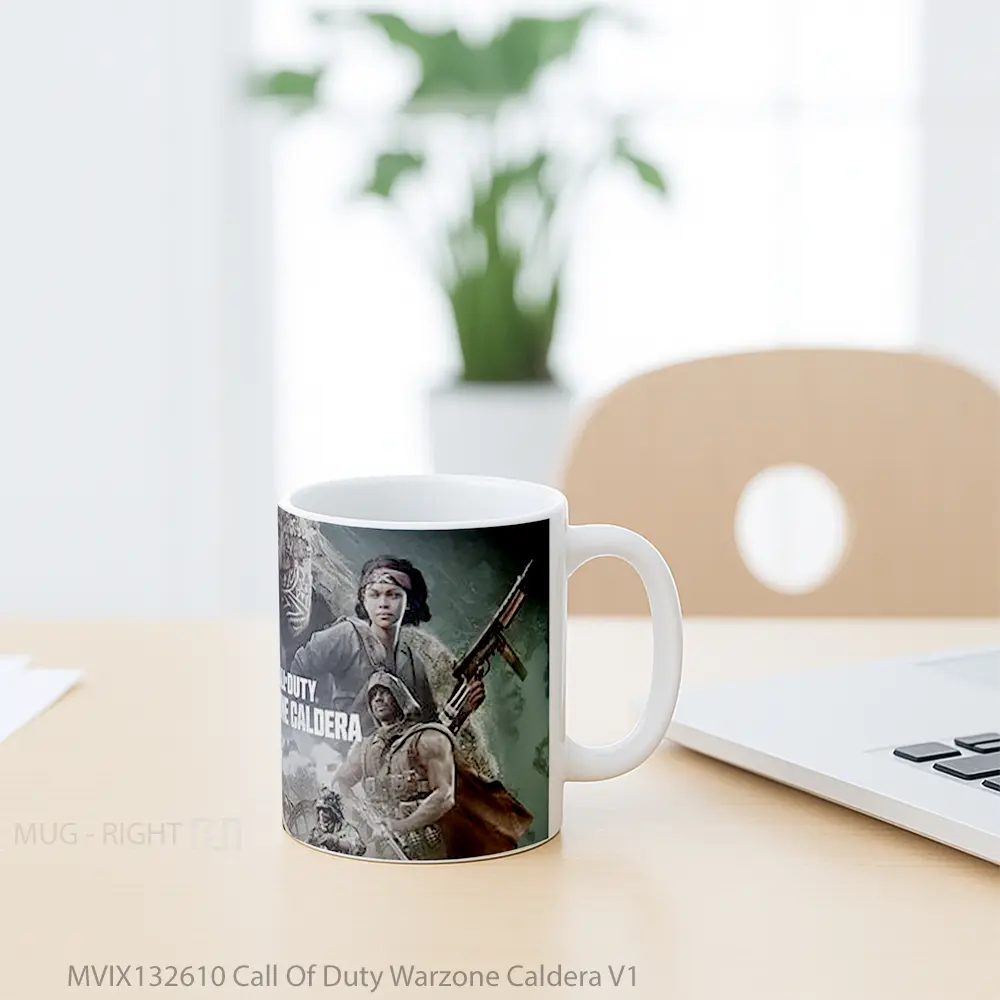 Mug Call Of Duty Warzone Caldera V1 Cangkir Gamer - All-side / Desain