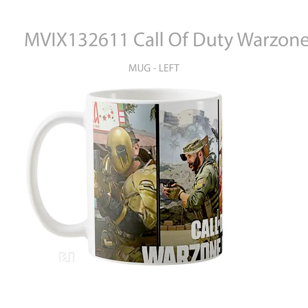 Mug Call Of Duty Warzone Caldera V2 Cangkir Gamer - All-side / Desain