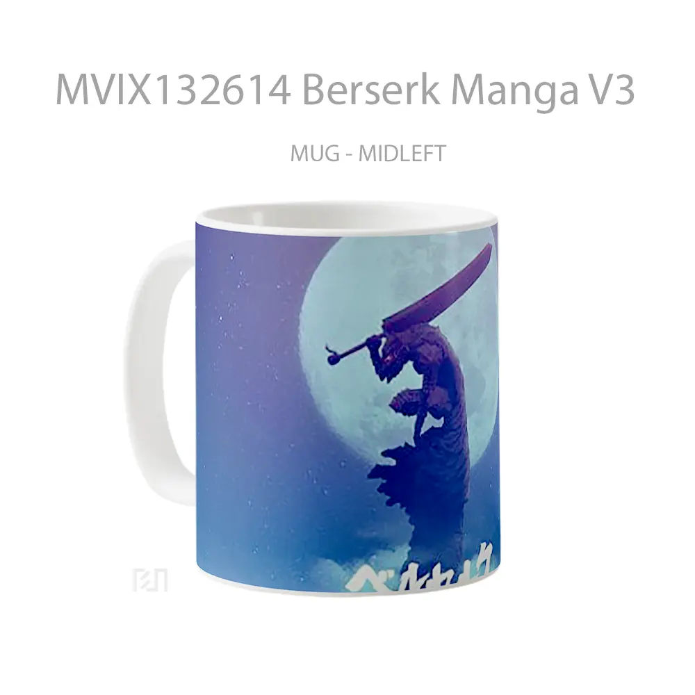 Mug Berserk Manga V3 Cangkir Anime - All-side / Desain