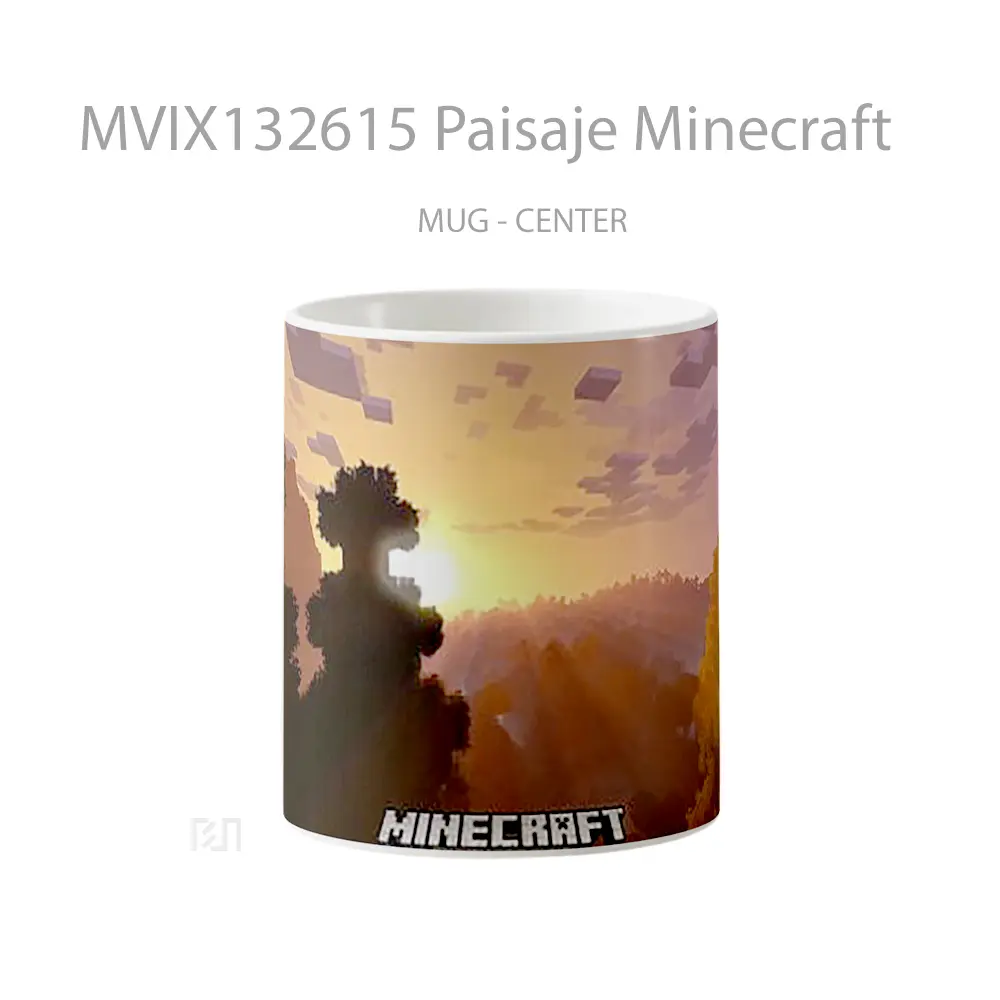 Mug Paisaje Minecraft Cangkir Gamer