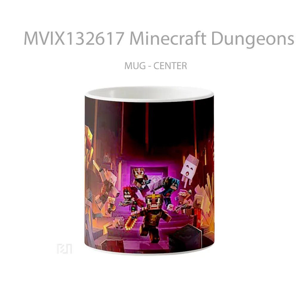 Mug Minecraft Dungeons V1 Cangkir Gamer