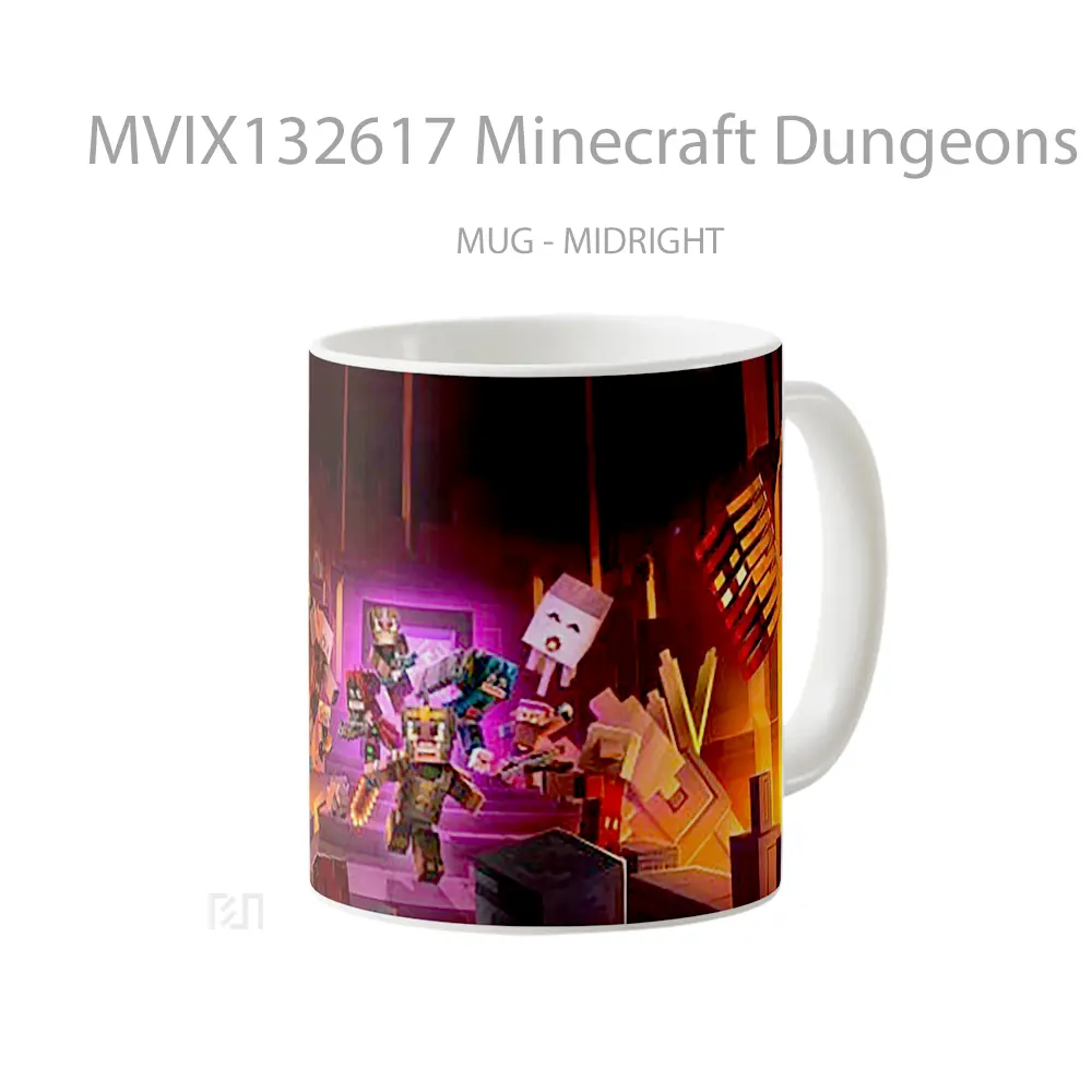 Mug Minecraft Dungeons V1 Cangkir Gamer - All-side / Desain