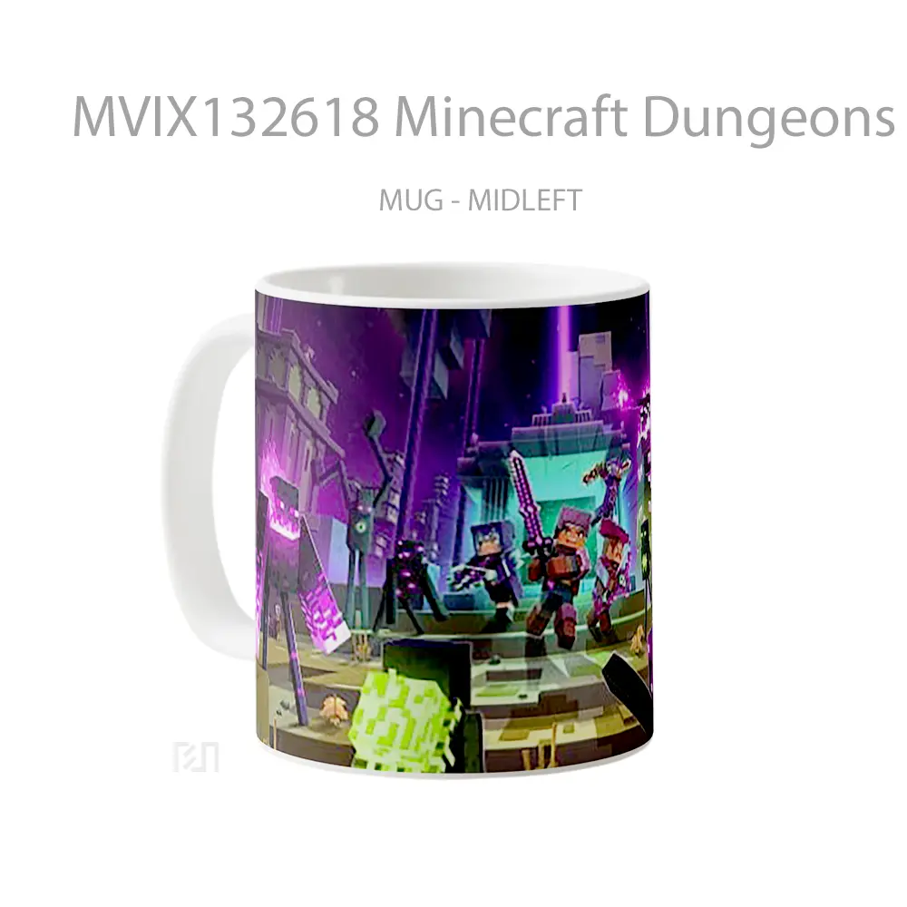 Mug Minecraft Dungeons V2 Cangkir Gamer - All-side / Desain