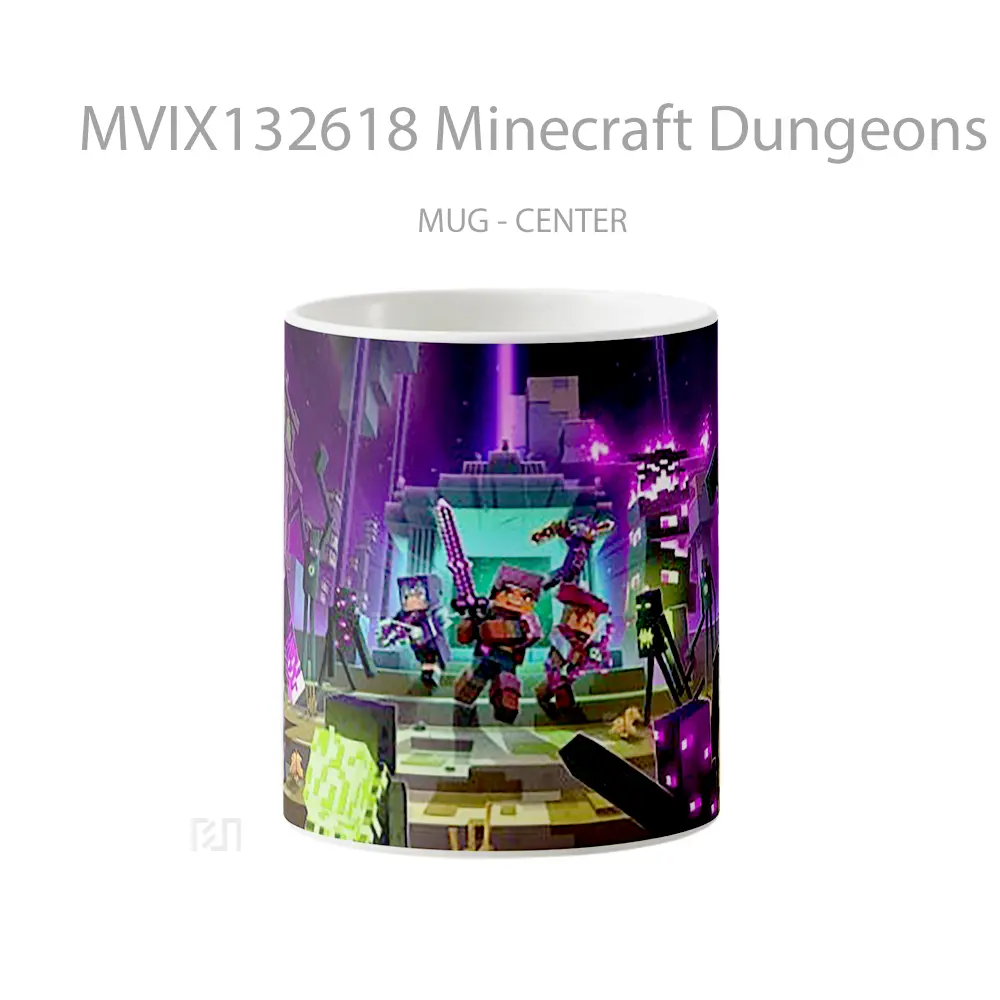 Mug Minecraft Dungeons V2 Cangkir Gamer