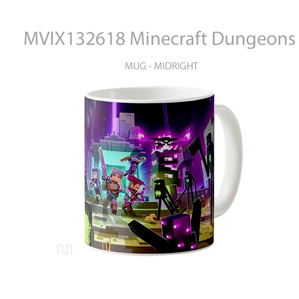 Mug Minecraft Dungeons V2 Cangkir Gamer - All-side / Desain