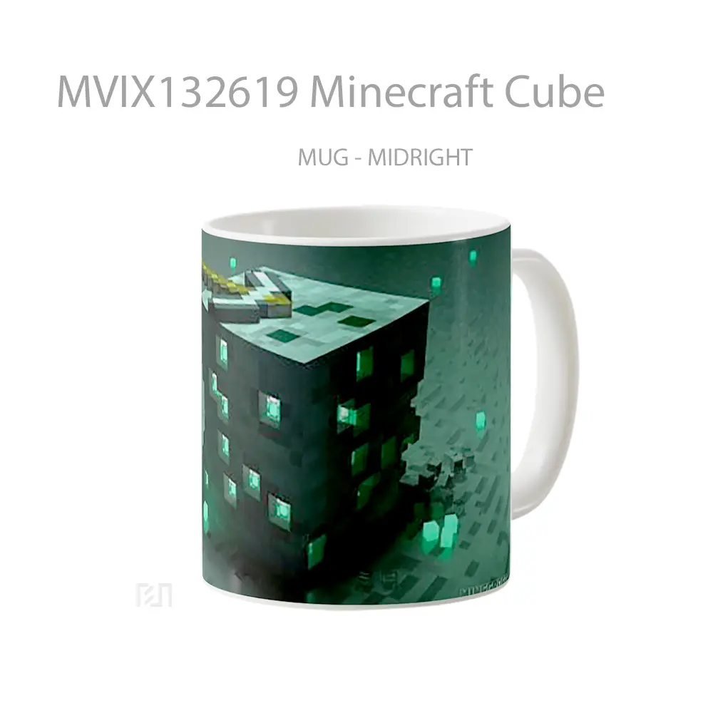 Mug Minecraft Cube Cangkir Gamer - All-side / Desain