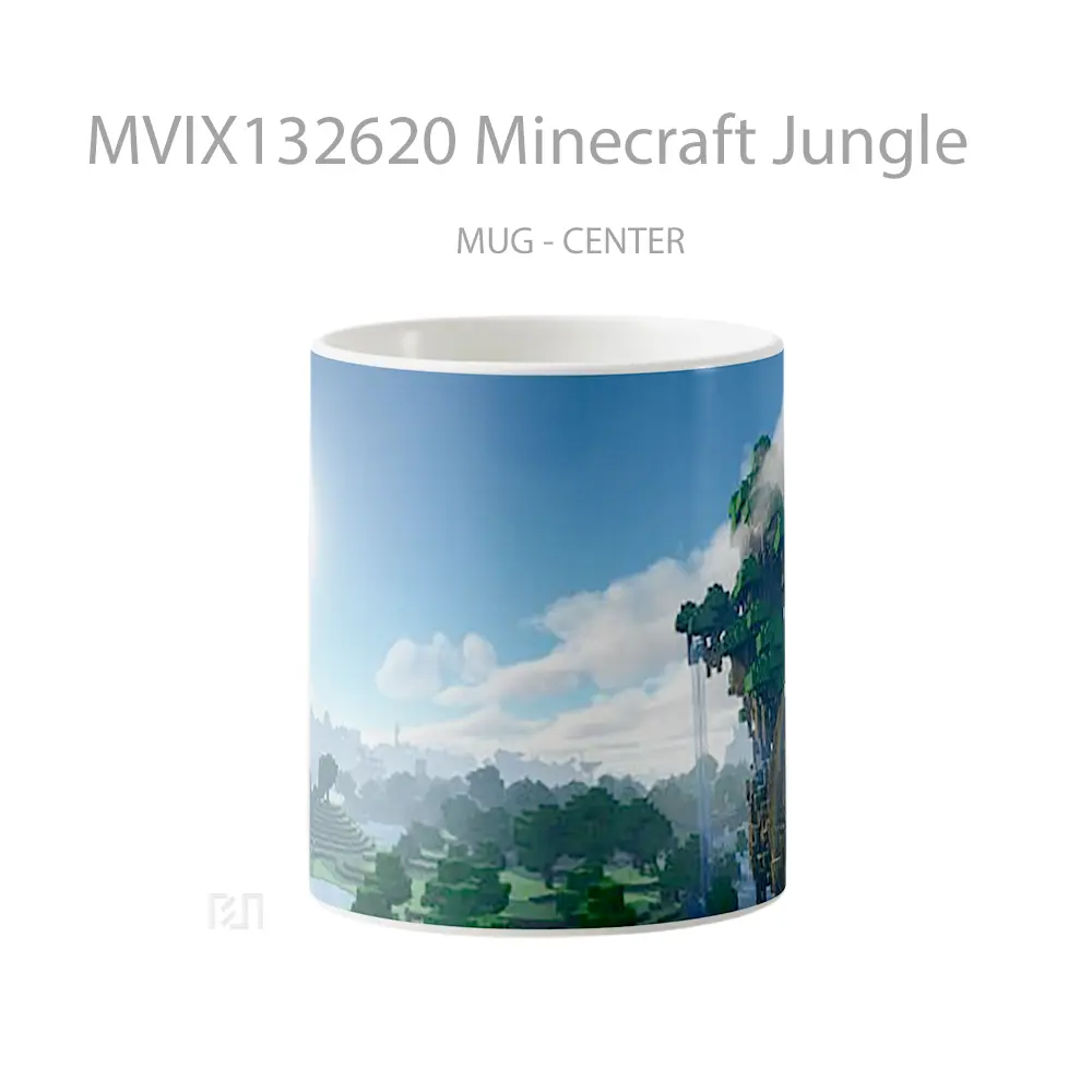 Mug Minecraft Jungle Cangkir Gamer
