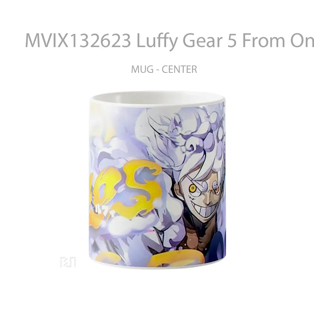 Mug Luffy Gear 5 From One Piece V2 Cangkir Anime