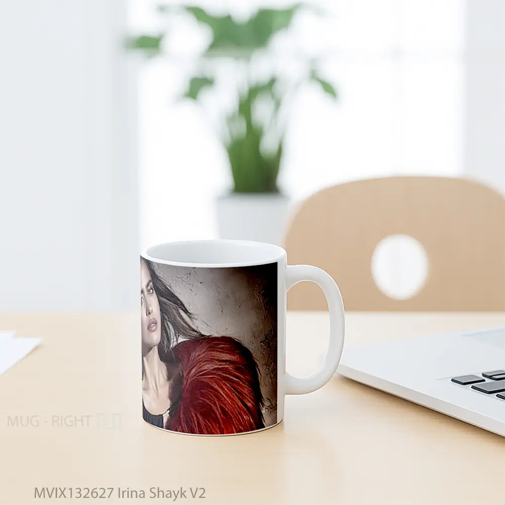 Mug Irina Shayk V2 Gelas Keramik Unik - All-side / Desain