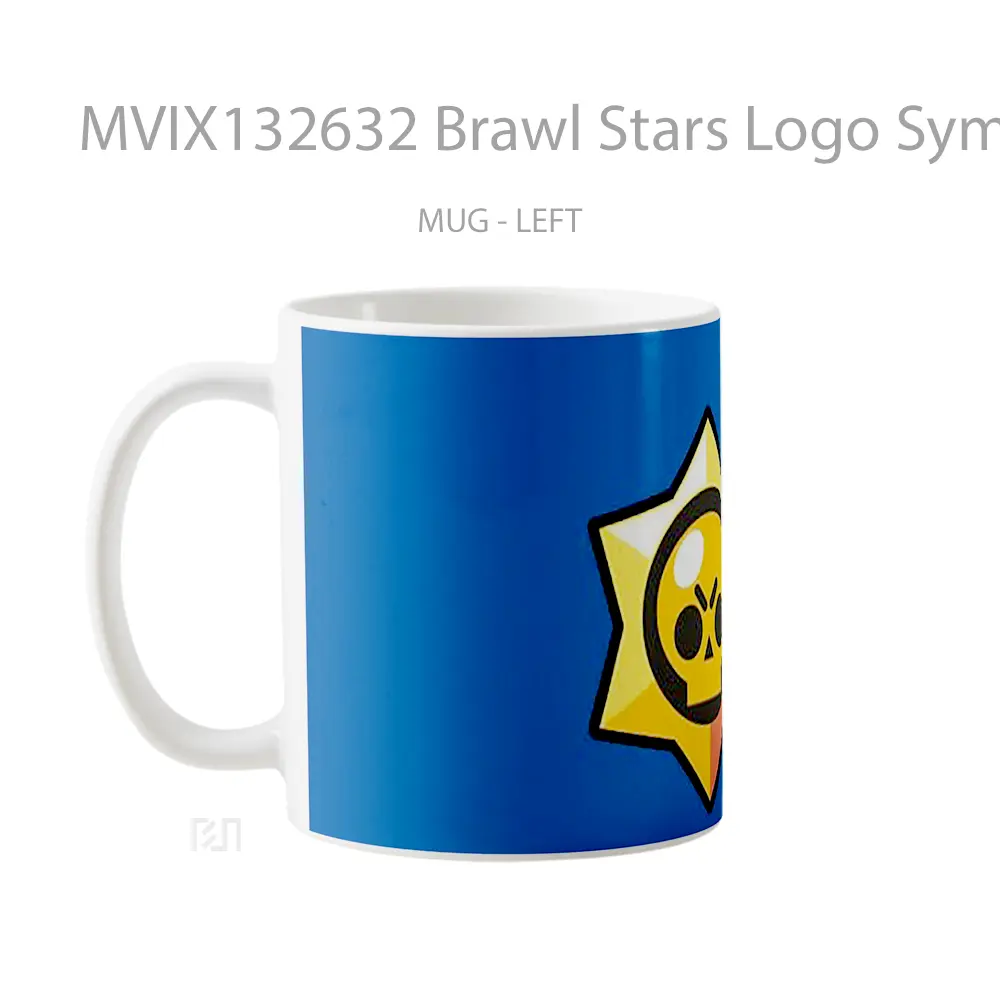 Mug Brawl Stars Logo Symbol Gelas Astronomi - All-side / Desain