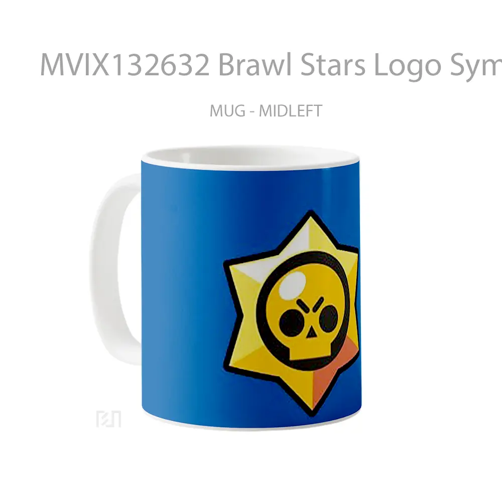 Mug Brawl Stars Logo Symbol Gelas Astronomi - All-side / Desain