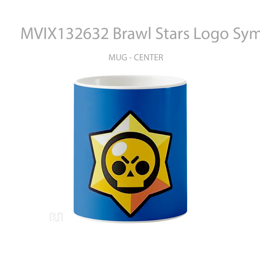 Mug Brawl Stars Logo Symbol Gelas Astronomi